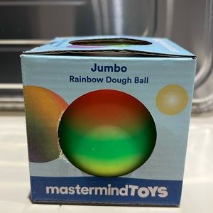 Jumbo Rainbow Dough Ball NIB